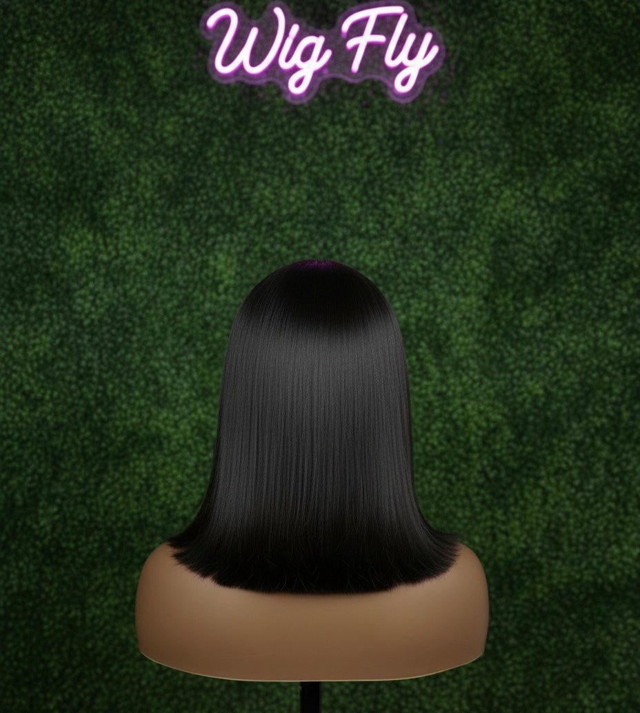 12 inch Burmese Straight 13x6 HD Lace Bob Wig