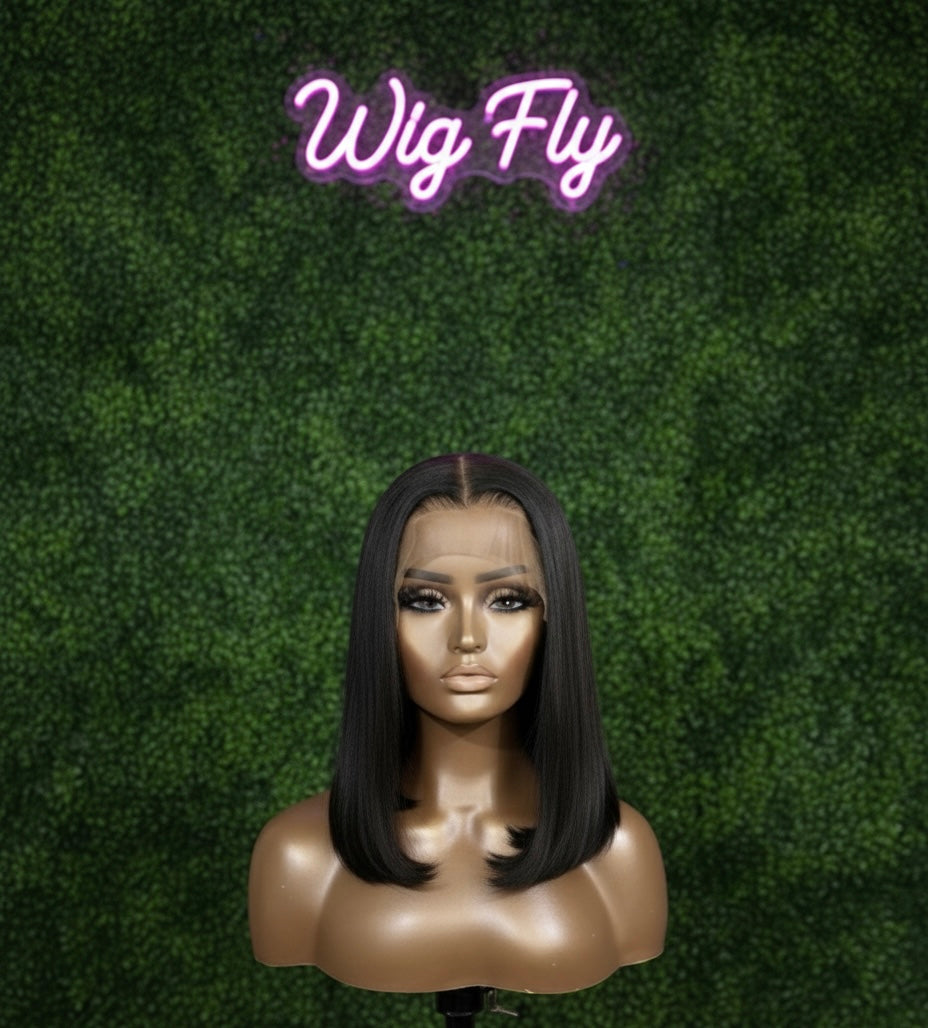 12 inch Burmese Straight 13x6 HD Lace Bob Wig