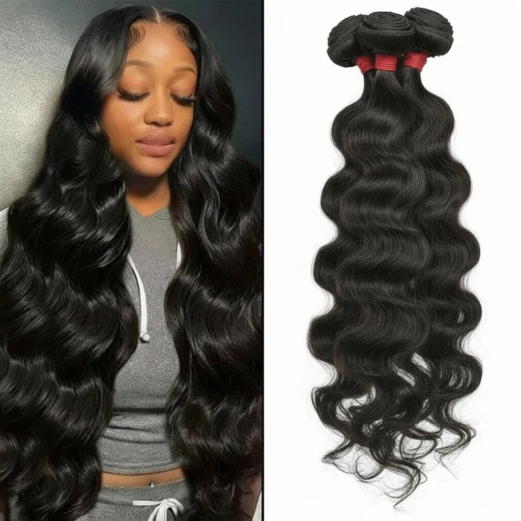 Body Wave Bundles Human Hair Brazilian Hair Extensions For Women 36 38 40 Inch Human Hair Bundles Brazilian Hair Weave Bundles